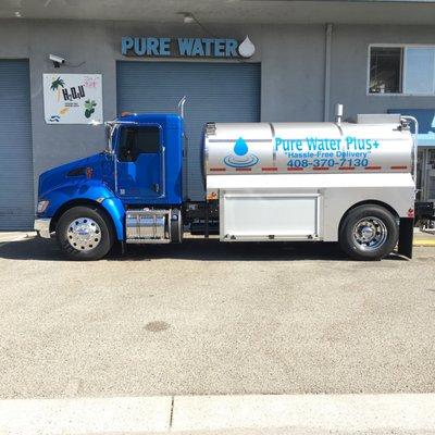 We deliver ultra-pure steam-distilled water in bulk