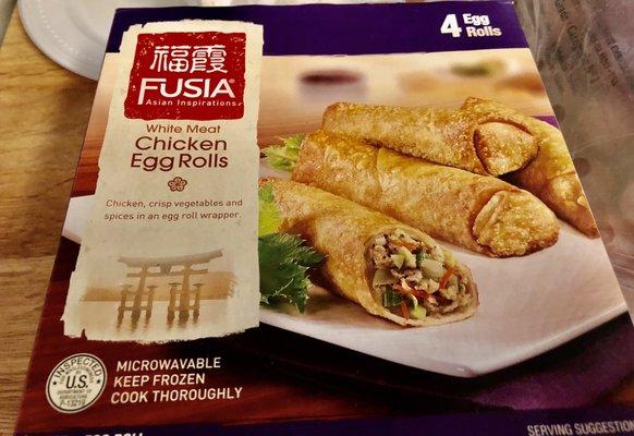 New adventure frozen chicken egg rolls: anxious to test them soon!!