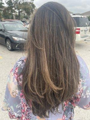 Balayage and cut by Daisy