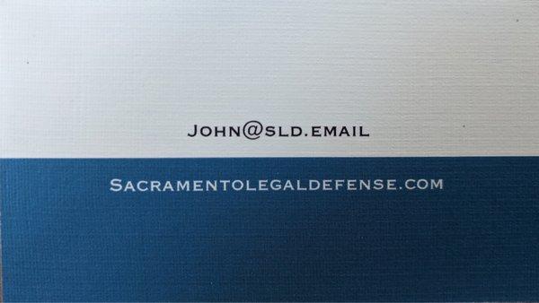 Business card - front