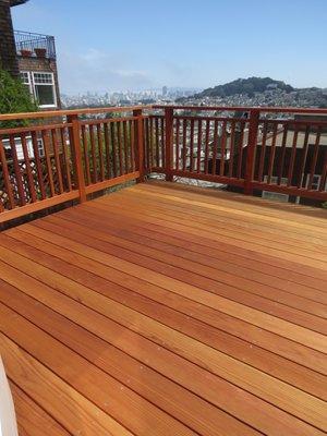 Large Redwood deck, San Francisco