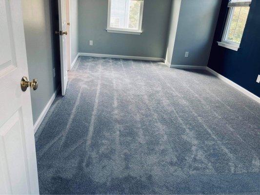 deep carpet cleaning after post construction cleaning.