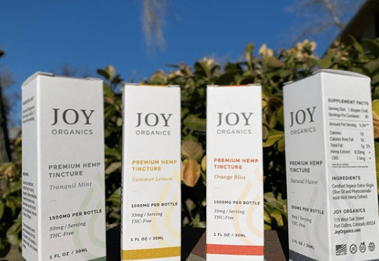 Lovely flavor selection from Joy Organics