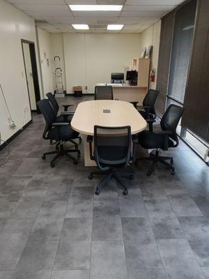 Conference room cleaned from top to bottom