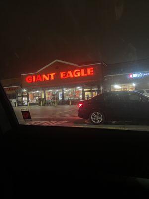 Night time at giant eagle