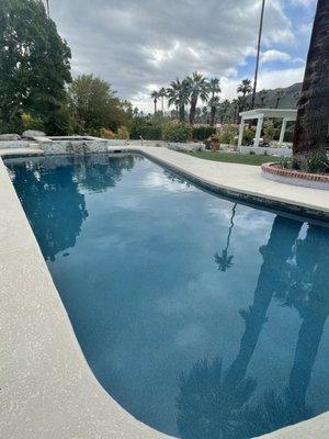 1300 sq feet of pool deck.