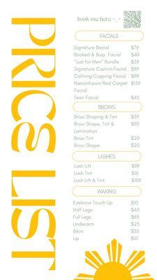 Price List