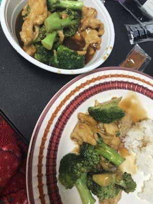 Chicken with Broccoli