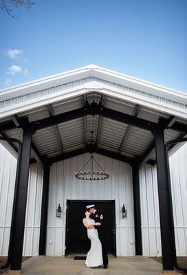 Grand entrance to the Carriage House