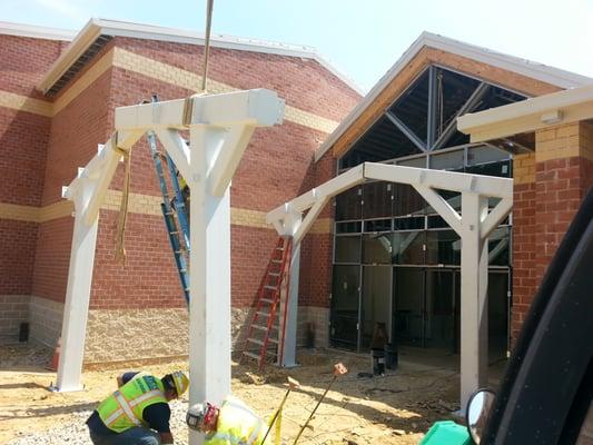 Side Canopy Avalon elementary school.  PG County