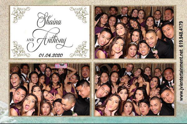 Anthony & Shaina Wedding                            JVI Entertainment Photo Booth                      January 4, 2020