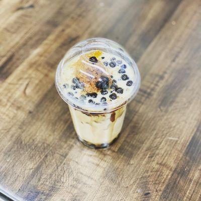 Dalgona Bubble Tea