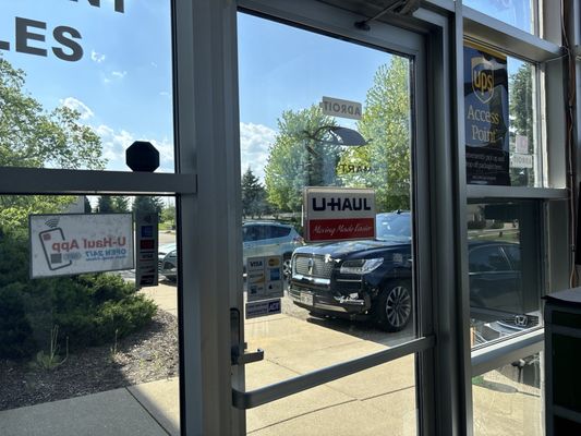 Front entrance Look for the smart wash sign or for the U Haul logos on the building.