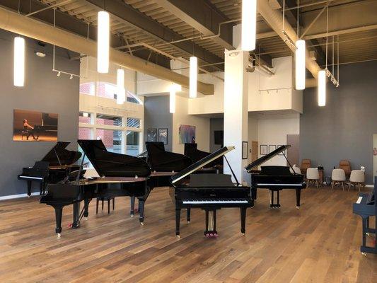 Interior of Piano Gallery