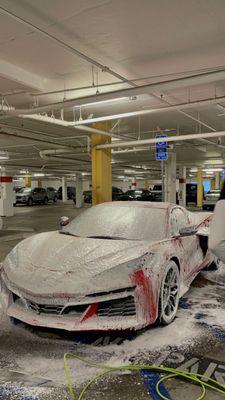 Foam wash