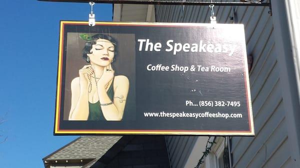 Speakeasy Coffee Shop on Premises.