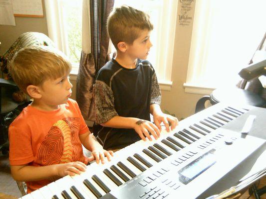 Now you can play with a friend in our "Music With a Buddy" program.