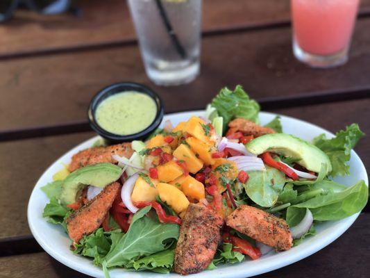 Blackened Wild Salmon Salad