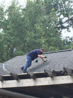 Roof Inspection - Torn Shingles