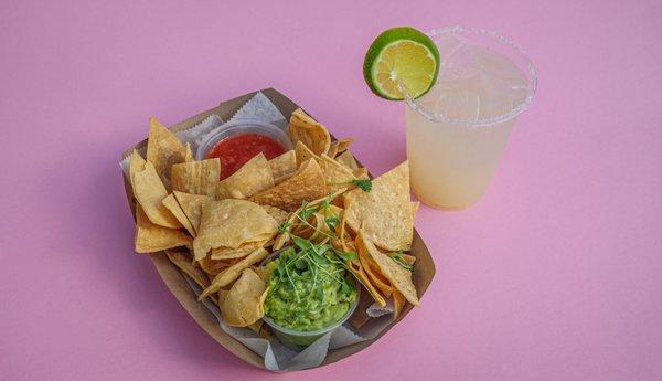 HAPPY HOUR - $8 Margs / $6 Chips & Guac