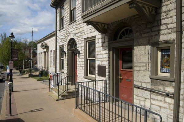 Our Bellefonte office at 124 N. Allegheny St., about one block from the Centre County Courthouse.