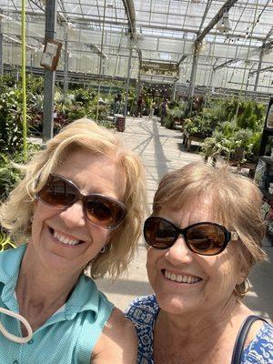 Enjoying the greenhouse and amazing inventory!