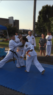 Board Breaking Demo at Foothills Festival.