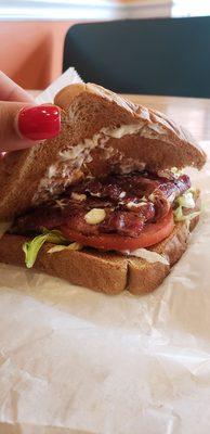 Beef bacon BLT