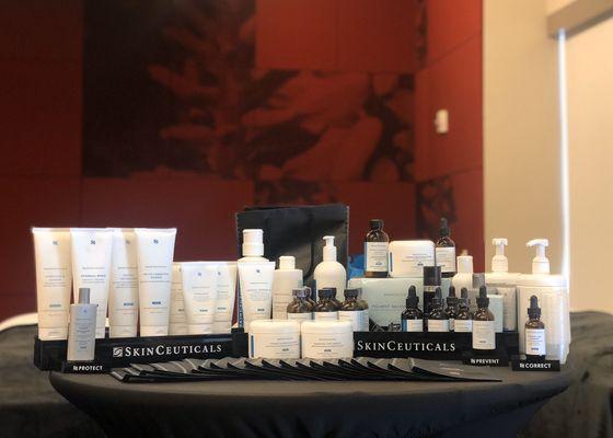 We proudly offer the SkinCeuticals professional skincare product line.