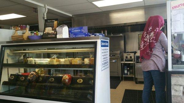 Deli and sandwich prep area