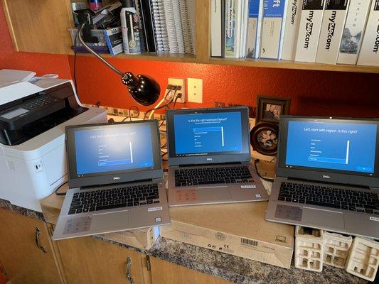 New high speed laptops for customers