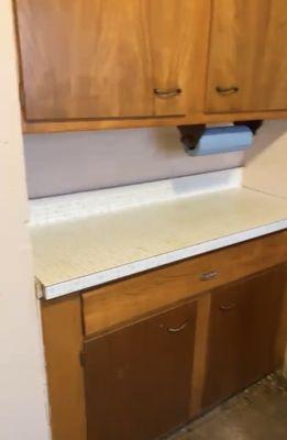 Clean counter