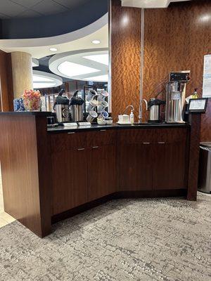 Coffee bar area