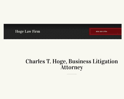 Hoge Law Firm | San Diego, CA