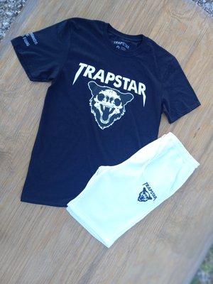 Trapstr short set white,black and grey sizes small- 2x