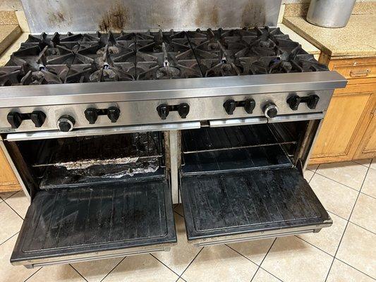 Repair commercial oven