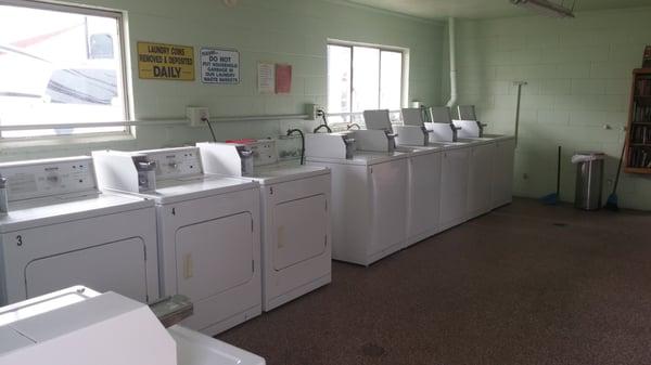 The laundry room.