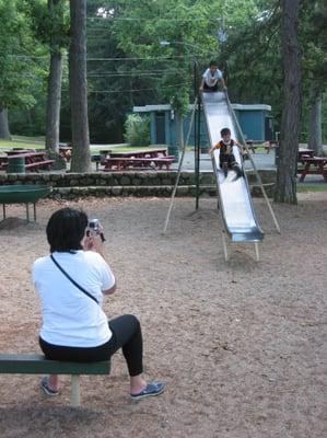 Picnic area and playground