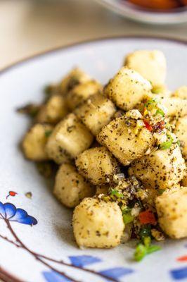 Salt & Pepper Tofu. Instagram: @Absofreakinglutelyyummy