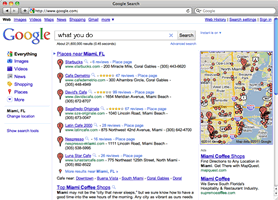 search engine optimization results courtesy of Carroll Web Development.