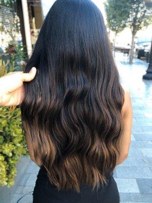 Bellami hair extensions, weft + I-tips