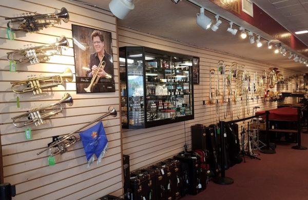 Exclusive dealer for top quality band instruments; Yamaha, Bach, Selmer, Cannonball, Backun, Trevor James, Holton, & Conn!