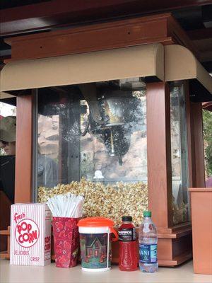 Maple syrup popcorn cart, they do have regular popcorn but you can't combine them