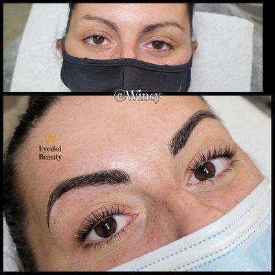 Microblading + microshading done by Wincy