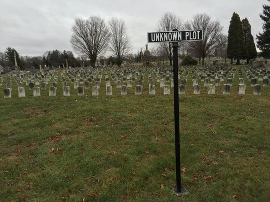 Plot dedicated to the 777 unclaimed victims of the 1889 flood