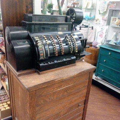 Old cash register from their original store on main street