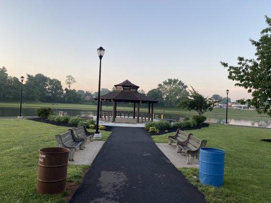 Gazebo at spring lake