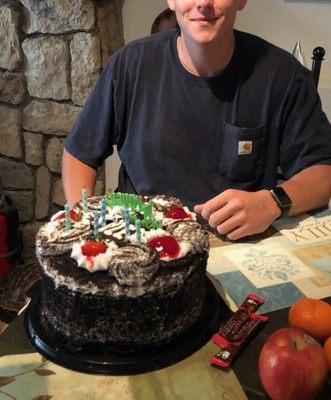 Oreo birthday cake