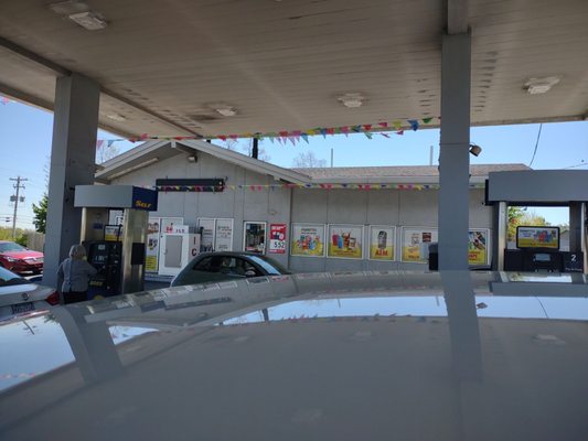 Entrance to convenience store