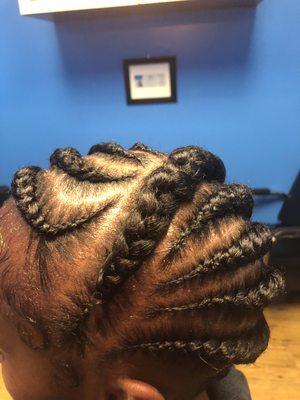 Feed in braids